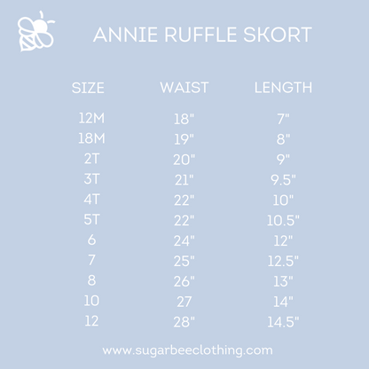 Oh What Fun Holiday Collection| Annie Ruffle Skort