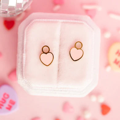 Pierced Co Peachy Heart Charm