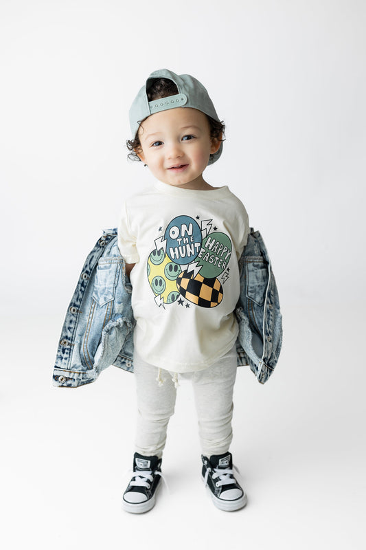On the hunt-Boys Easter Tee