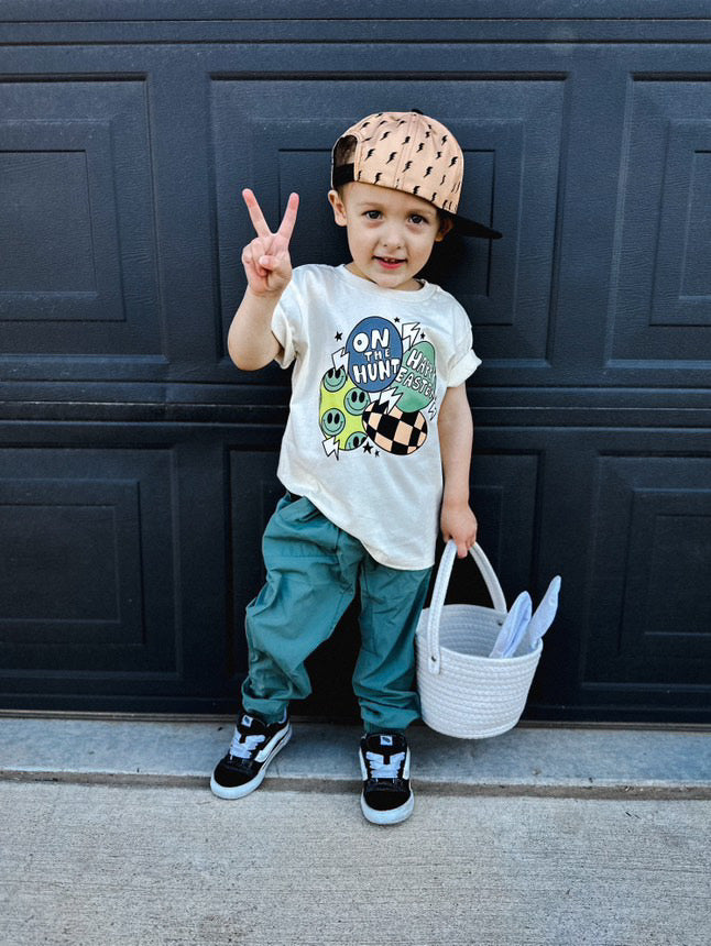 On the hunt-Boys Easter Tee
