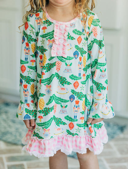 Oh What Fun Holiday Collection| Nutcracker Gown with Bloomers