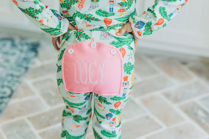 Oh What Fun Holiday Collection|  Nutcracker Ruffled Buttflap Jammies