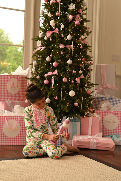 Oh What Fun Holiday Collection|  Nutcracker Ruffled Buttflap Jammies