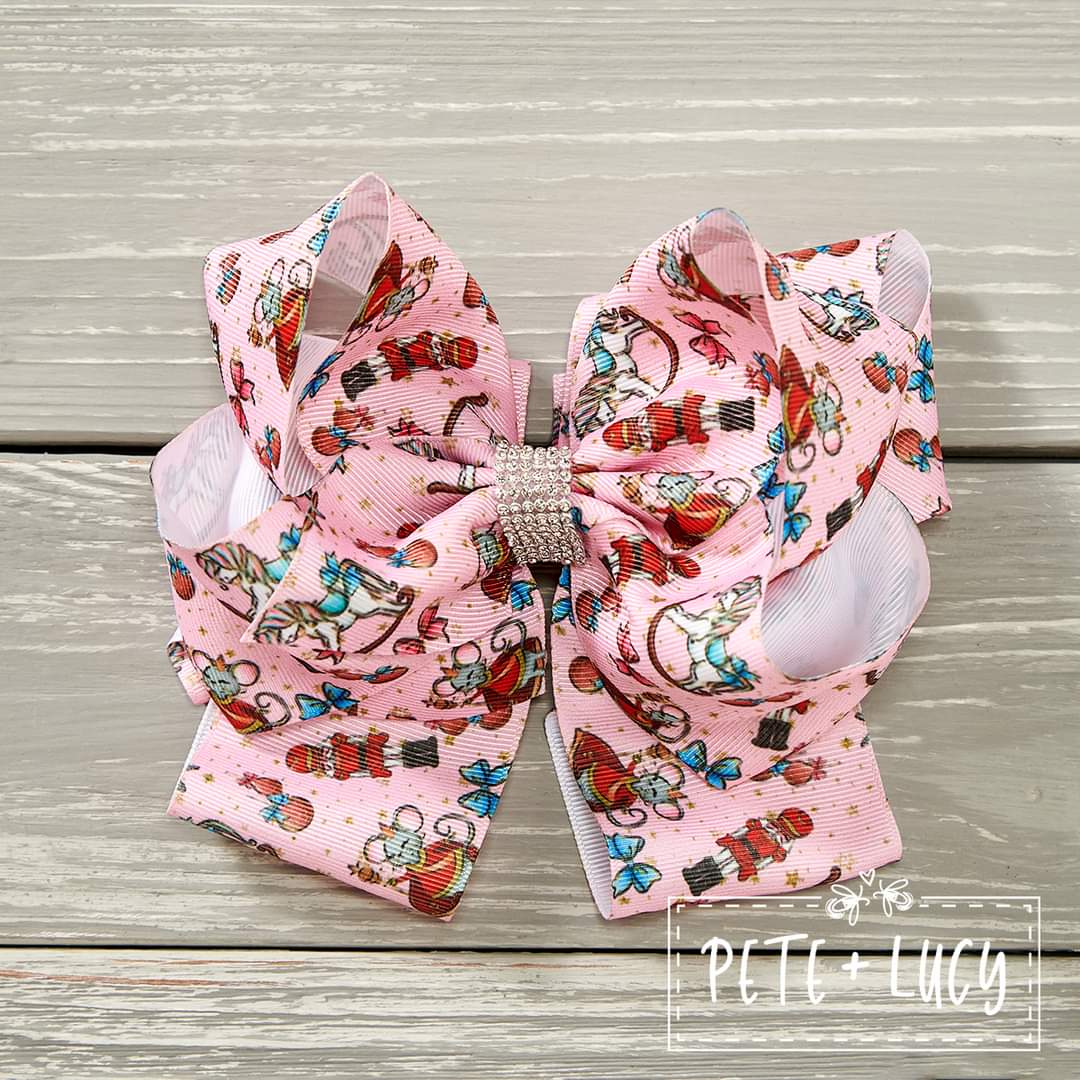 Pete+Lucy|  Sweet Nutcracker Deluxe Clip Bow