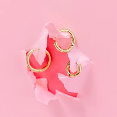 Pierced Co Gold Huggies