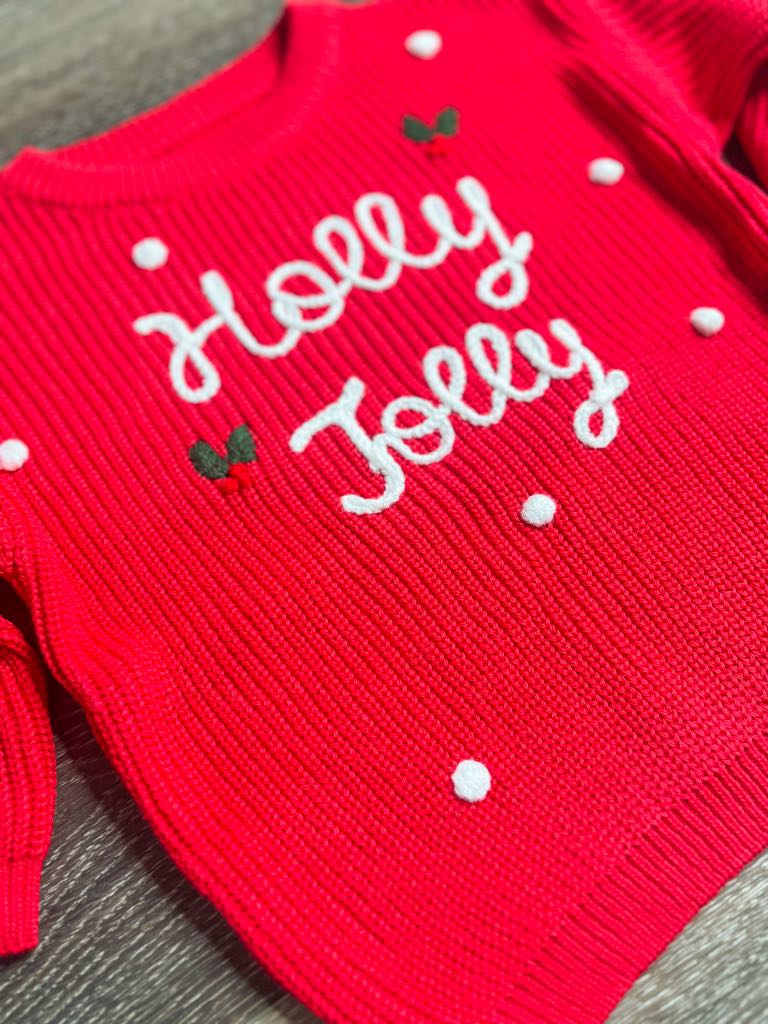 Oh What Fun Holiday Collection|  Holiday Rope Embroidered Sweaters