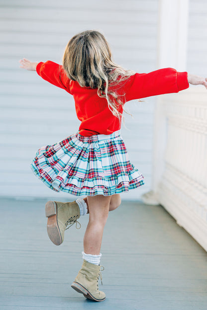 Oh What Fun Holiday Collection|  Annie Ruffle Skort