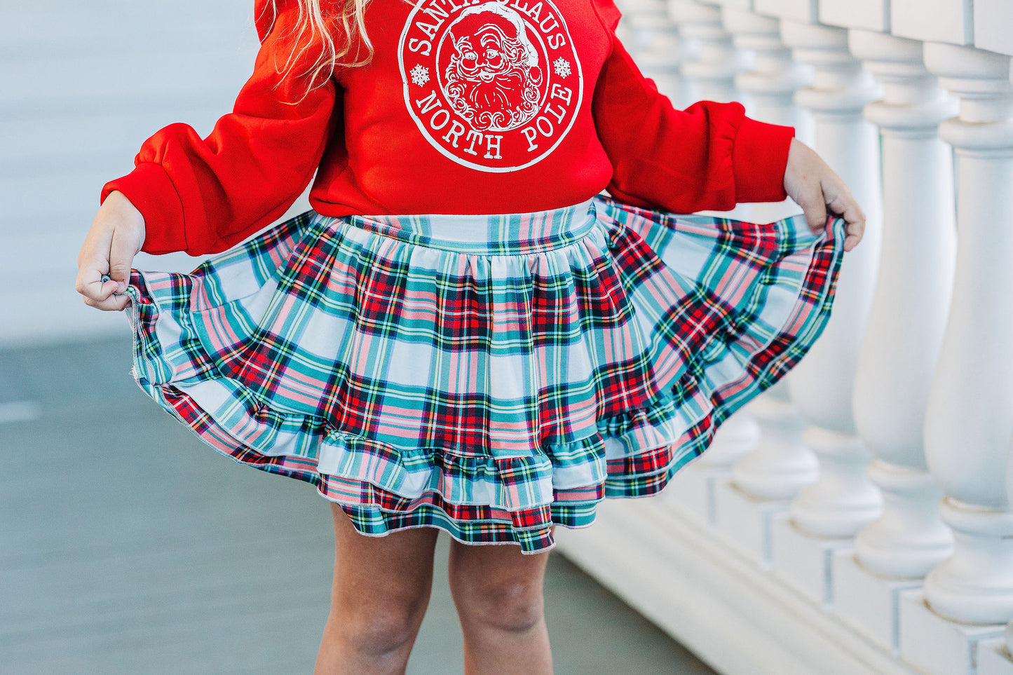 Oh What Fun Holiday Collection|  Annie Ruffle Skort