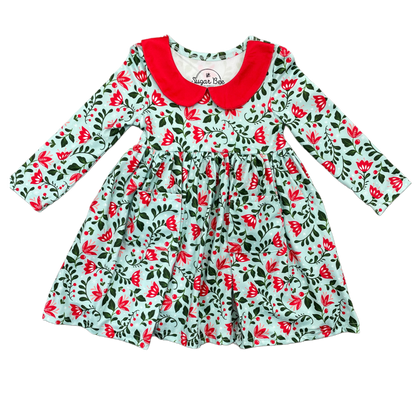 Oh What Fun Holiday Collection|  Claire Twirl Dress in Winter Berries