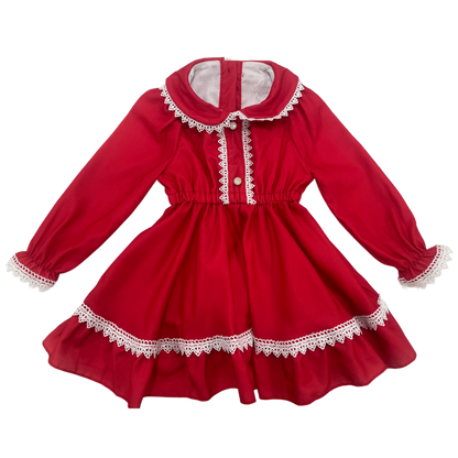 Oh What Fun Holiday Collection| Madeline Lace Peter Pan Dress