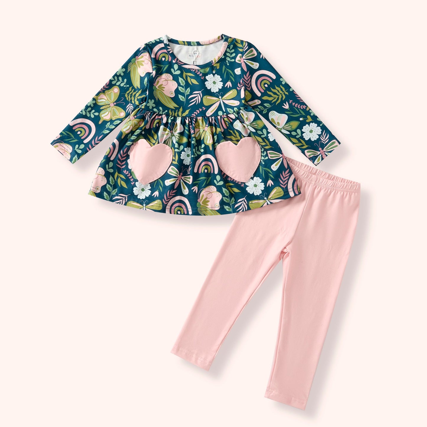 Flutter & Free Girls 2pc Pant Set
