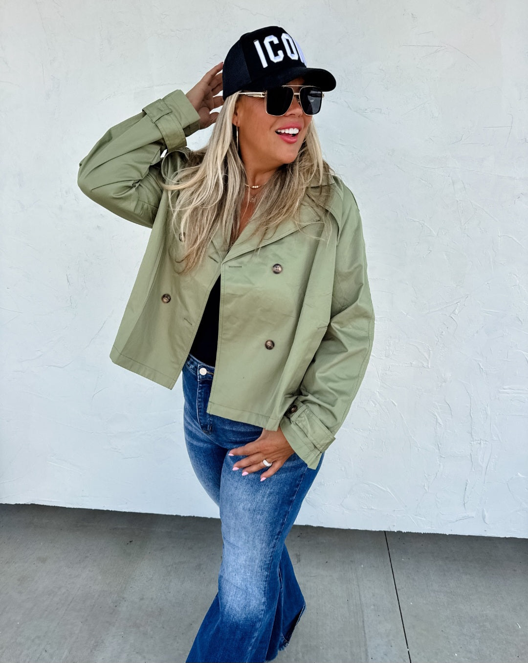 Spoil Yourself Collection| Rossi Crop Trench Coat