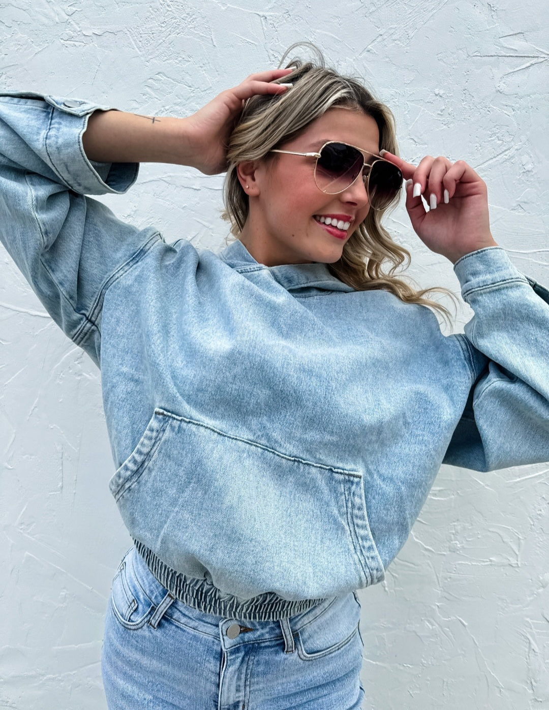 Spoil Yourself Collection| Denim Blues Classic Pullover