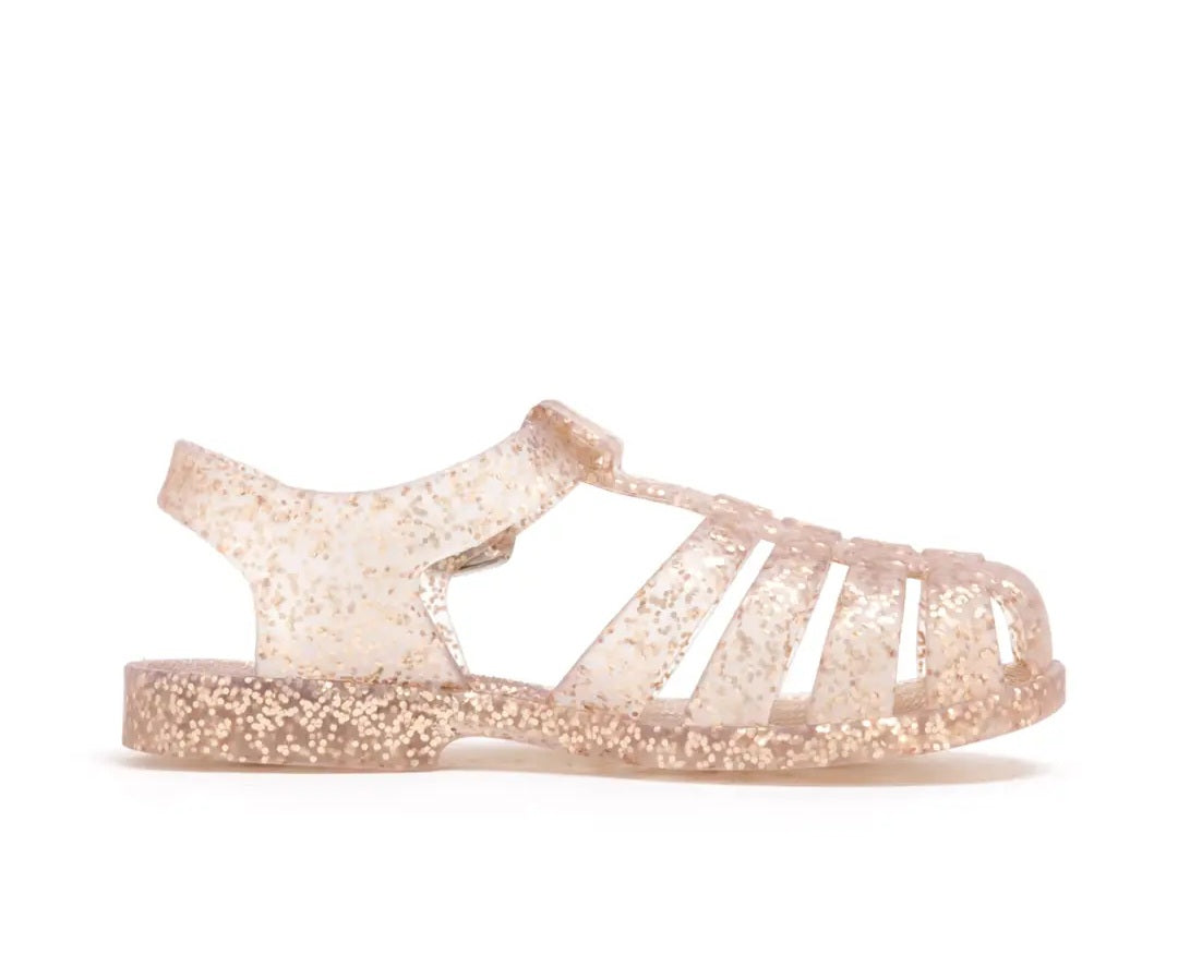 New Rose Glitter Jelly Sandals|Girls Footwear