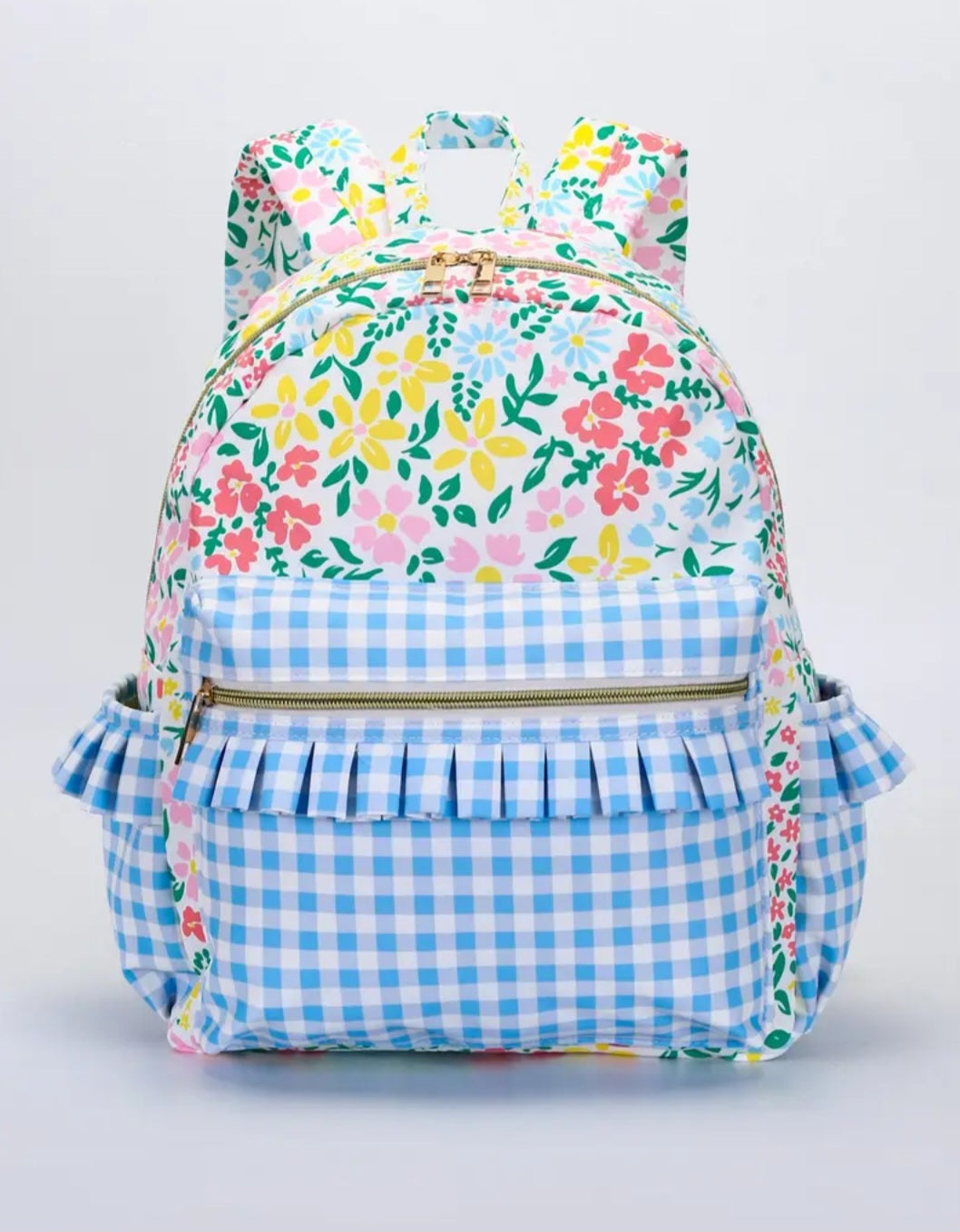 Yellow Flower Ruffle Backpack | Accessories