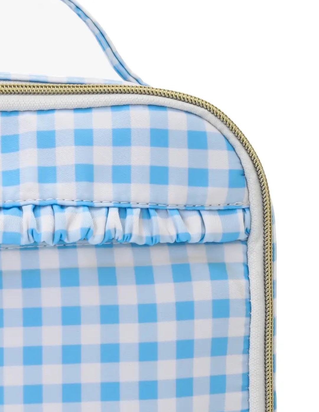 Blue Plaid Ruffle Lunch Bag | Accessories