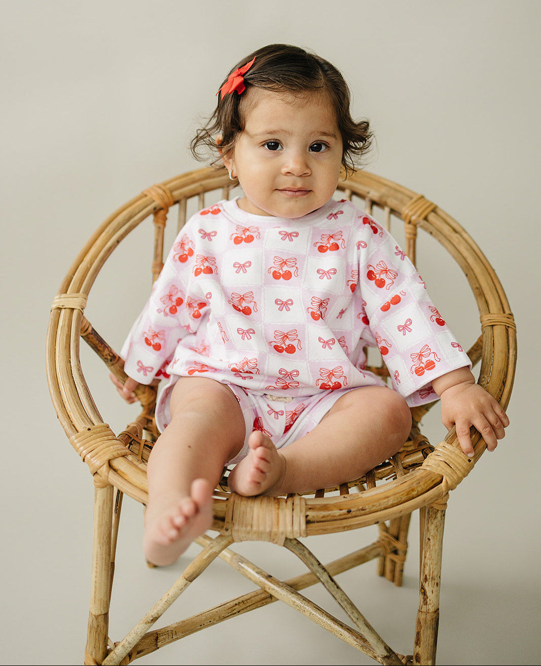 Shorts Set | Checkered Cherry