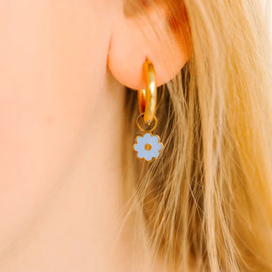 Pierced Co. Blue Flower Charm