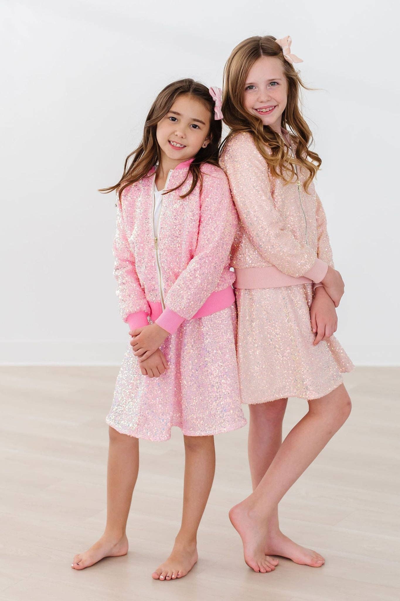 Bubblegum Pink Sequin Jacket: 5/6