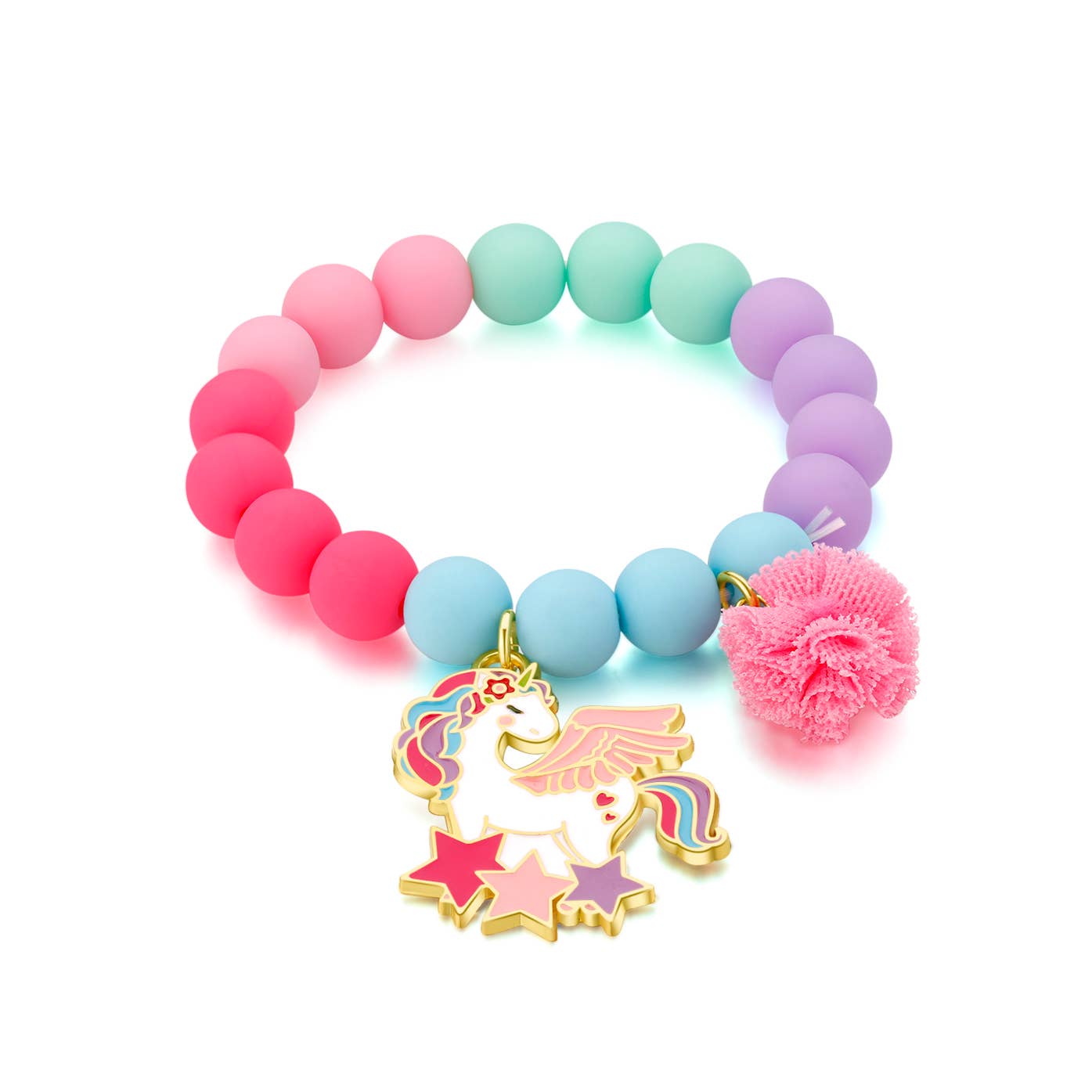 Magical Unicorn Bracelet and Nail Sticker Girly Gift Pack