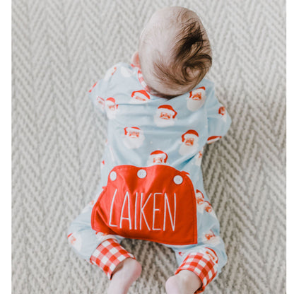 Oh What Fun Holiday Collection|  Vintage Santa Buttflap Jammies