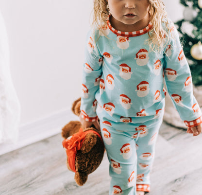 Oh What Fun Holiday Collection|  Vintage Santa Buttflap Jammies