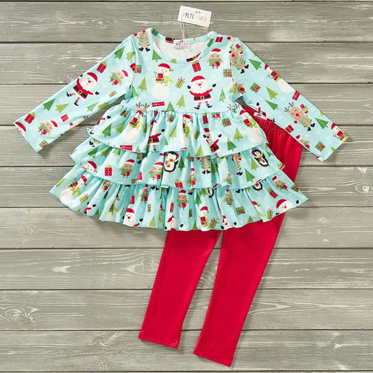 Pete+Lucy|  North Pole Girls 2pc Pant Sets