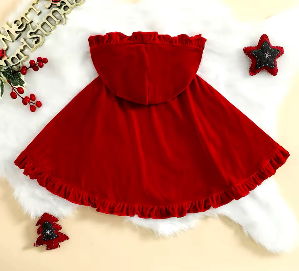 Oh What Fun Holiday Collection| Red Velvet Shawl