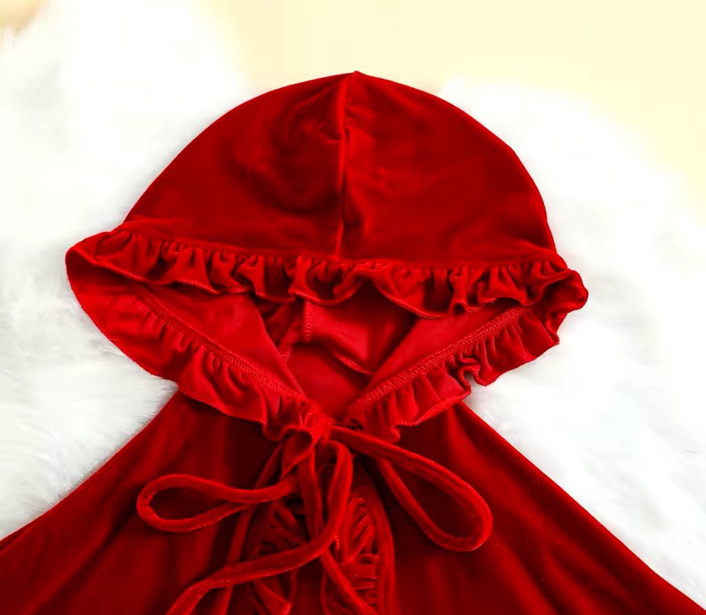 Oh What Fun Holiday Collection| Red Velvet Shawl