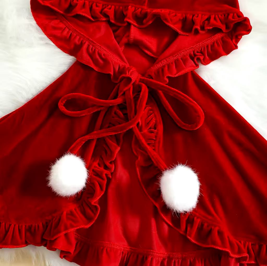 Oh What Fun Holiday Collection| Red Velvet Shawl