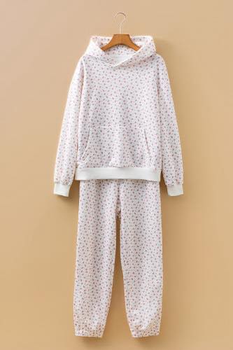 Floral Hoodie & Sweatpants Set