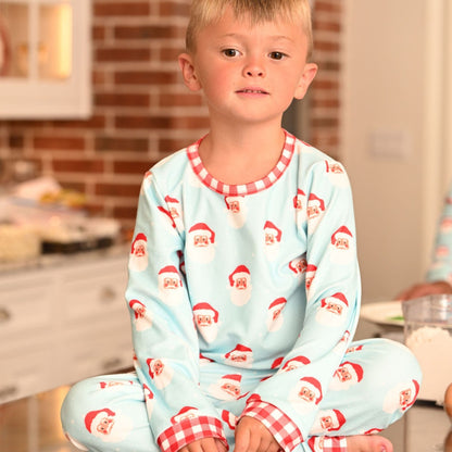 Oh What Fun Holiday Collection|  Vintage Santa Buttflap Jammies